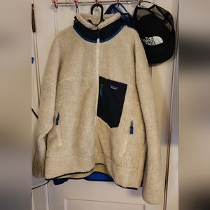 Men's Retro Pile Fleece Jacket XXL NWOT